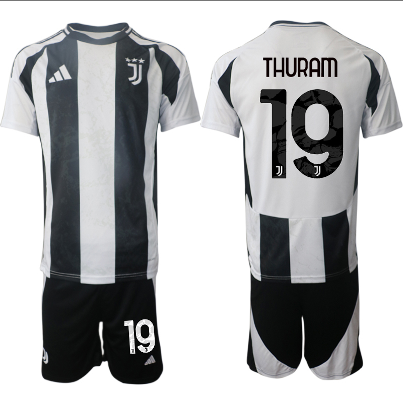Men 2024-2025 Club Juventus home Black #19 Soccer Jersey->juventus jersey->Soccer Club Jersey
